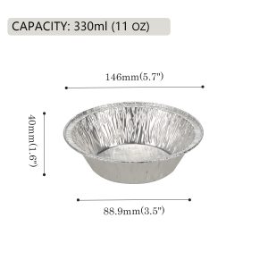 330ml disposable aluminum foil baking cups